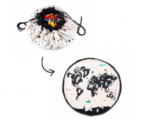 Saco Reversvel Play & Go Worldmap