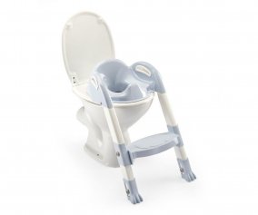 Rducteur de Toilette avec Marche Kiddyloo Fleur Bleue