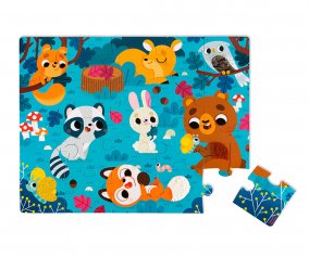Puzzle Tctil Los Animales Del Bosque