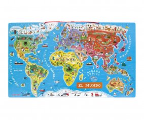 Puzzle Magntico Mapa del Mundo
