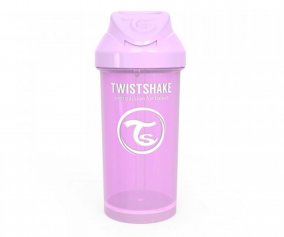 Twistshake Bottiglia Cannuccia Pastel Lavanda 360ml
