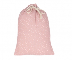 Bolsa Merienda Mini Dot Rosa Personalizable