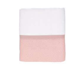 Toalha de Banho Mini Dot Rosa Personalizada