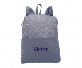 Sac  dos Personnalisable Mini Dot Bleu