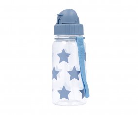 Botella Plstico Estrellas Azul Nigara Personalizable