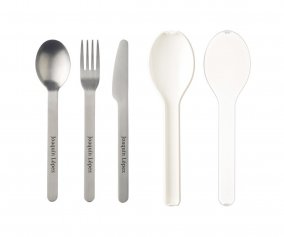 Set 3 Posate Personalizzabili con Astuccio Bianco