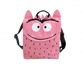 Mochila Infantil El Monstruo de Colores Rosa Personalizable