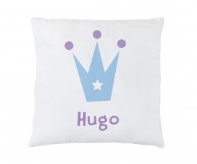 Cuscino Personalizzato Tutete Corona Azzurro