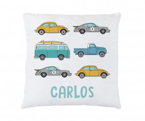 Personalised Cushion Cars 