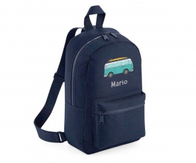 Mochila Mini Fashion Marino Personalizada Furgoneta