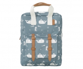 Personalisable Mini Backpack Fresk Blue Whale