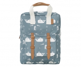 Mini mochila Fresk Blue Whale personalizvel