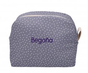 Beauty Grande Mini Dot Azzurro Personalizzabile