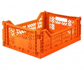 Caisse Pliable Taille M Lillemor Orange