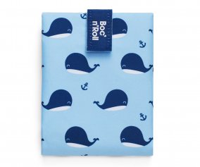 Boc'n'Roll Pochette Sandwich rutilisable Baleines