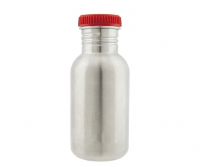 Bottiglia Personalizzabile Acciaio Basic Rossa 500ml