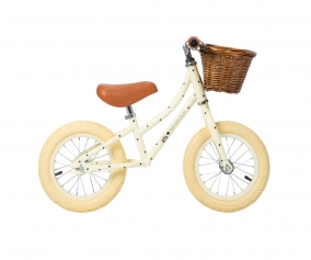 Bicicleta Banwood sem pedais First Go! Bonton Cream