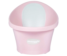 Banheira Shnuggle Rosa Encosto Branco 