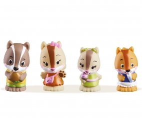 Familia de Ardillas Nutnut