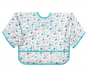 Babero Bumkins con Mangas Gotas Lluvia