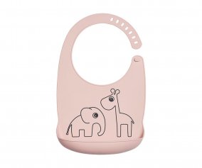 Babero de Silicona Deer Friends Powder