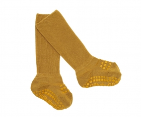 Mustard Non-Slip Bamboo Socks