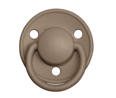 2 Succhietti BIBS De Lux Vanilla/Dark Oak Silicone
