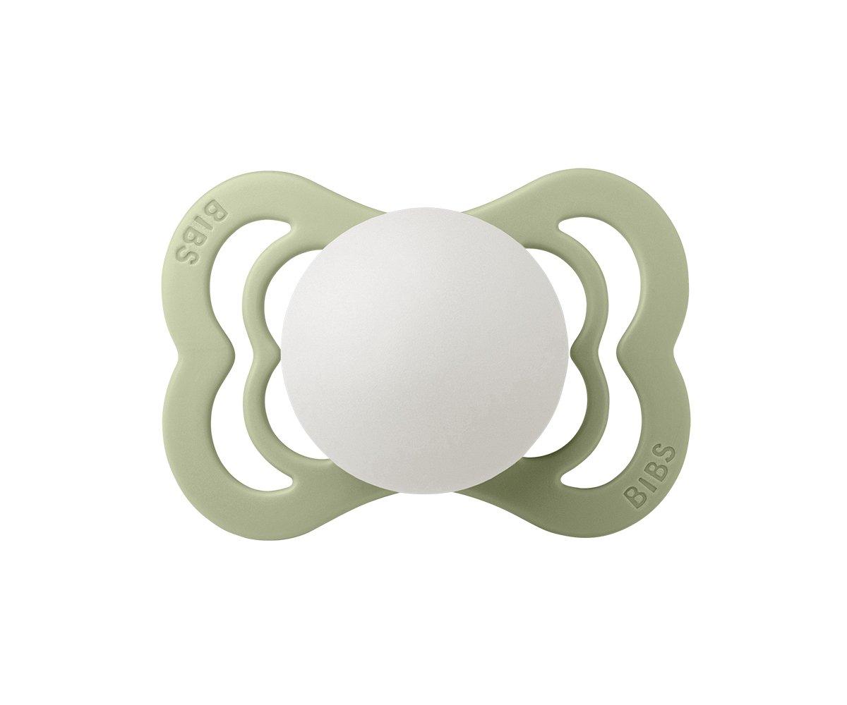 2 Sucettes BIBS Supreme Night Sage/Cloud En Silicone