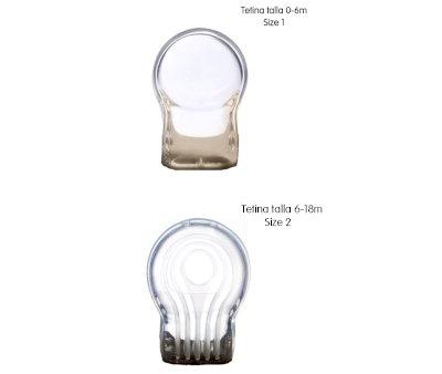 Pack 2 Succhietti BIBS Couture Night Blush/Vanilla Silicone