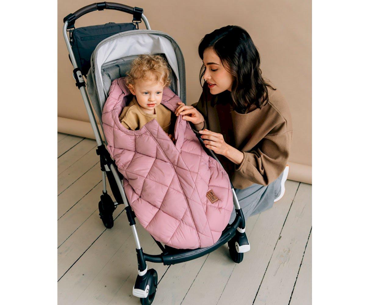 Saco Carro Invierno Light Soft Pink - Tutete