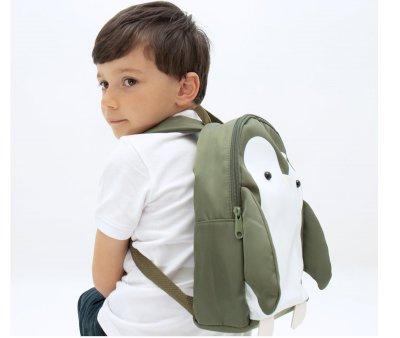 Mochila Infantil Miyu Pingino Verde Personalizable