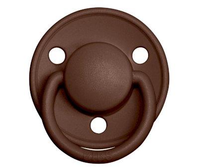 2 Chupetes BIBS De Lux Rust/Mocha Silicona