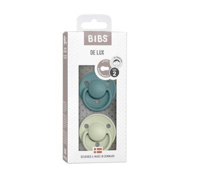 2 Chupetes BIBS De Lux Island Sea/Sage