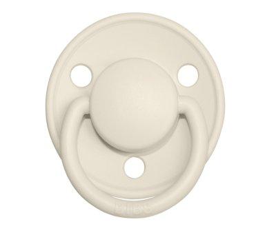 2 Chupetas BIbs De Lux Ivory /Blush Silicone