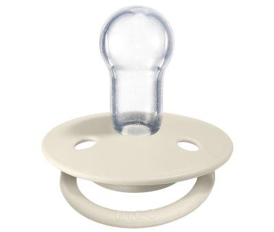 2 Chupetas BIbs De Lux Ivory /Blush Silicone