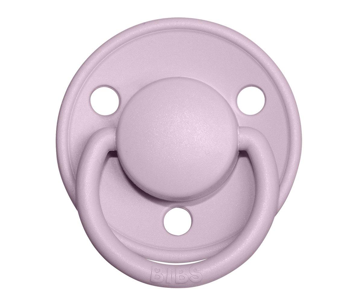 2 Chupetas Silicone BIBS De Lux Dusky Lilac/Heather