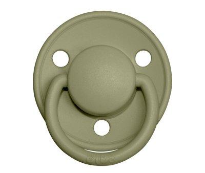 2 Chupetes BIBS De Lux Honey Bee/Olive Silicona