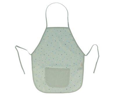 Delantal Infantil Dots Sage Personalizable
