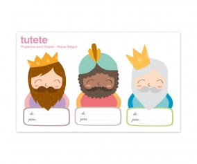 3 Wise Men Stickers for Christmas Gifts 