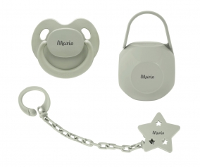 Pack Regalo Beb Bsico Sage Personalizable