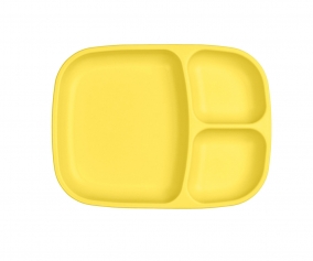 Plato Grande Compartimentos Replay Amarillo Limn