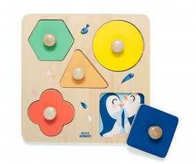 Puzzle Encajable En El Zoo