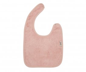 Personalisable Baby Bib Timboo Misty Rose