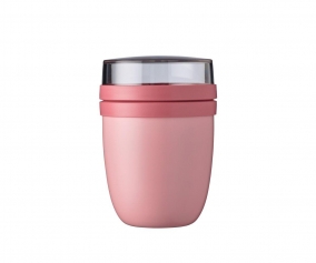 Nordic Pink Ellipse Insulated Lunch Pot