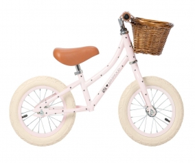 Bicicleta Banwood sin Pedales First Go! Bonton Pink