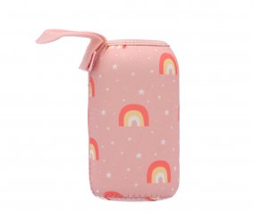 Funda Neopreno Arcoiris Rosa 500ml Personalizable