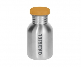 Botella Acero Bsica Mostaza Personalizable 350ml