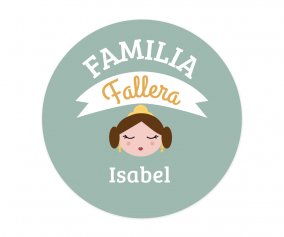 Chapa Personalizada Mam Familia Fallera