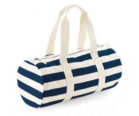 Borsa Sportiva Natural-Navy Personalizzabile