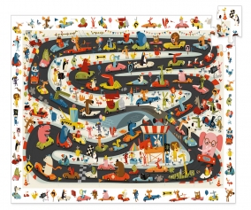 Puzzle Observacin Rally de Coches